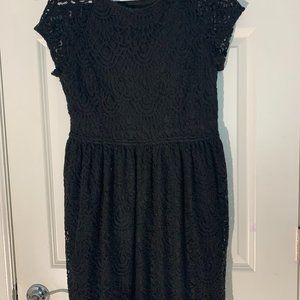 Divided (H&M) Kid's Black Lace Dress